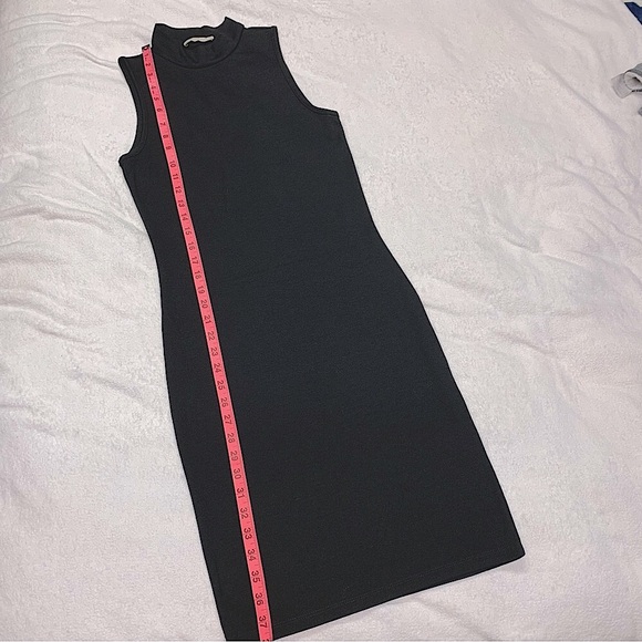 Zara Trafaluc EUC Black Sleeveless Mock Neck Bodycon Dress size M - Picture 5 of 7